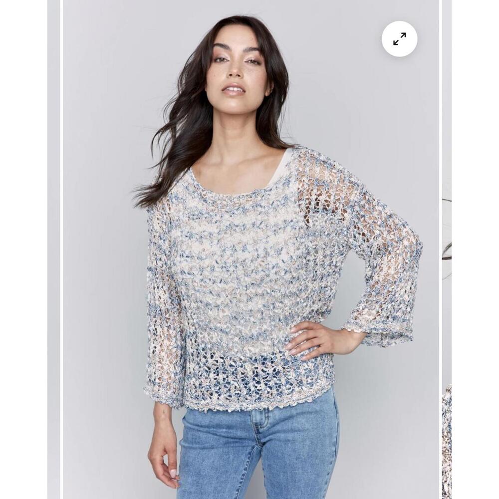 Charlie B Tape Yarn Sweater- Size Large [COPY]